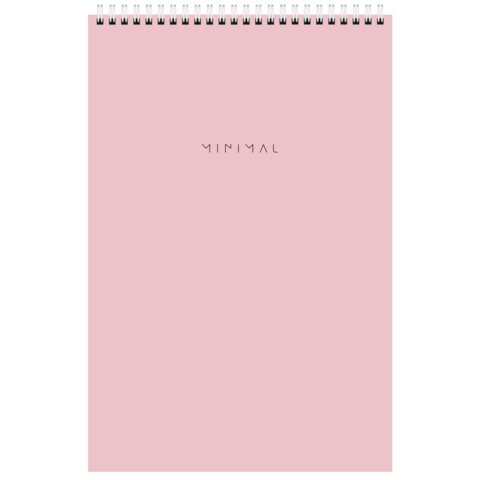 Блокнот А4 80л. на гребне BRAUBERG Minimal Pastel — изображение 2